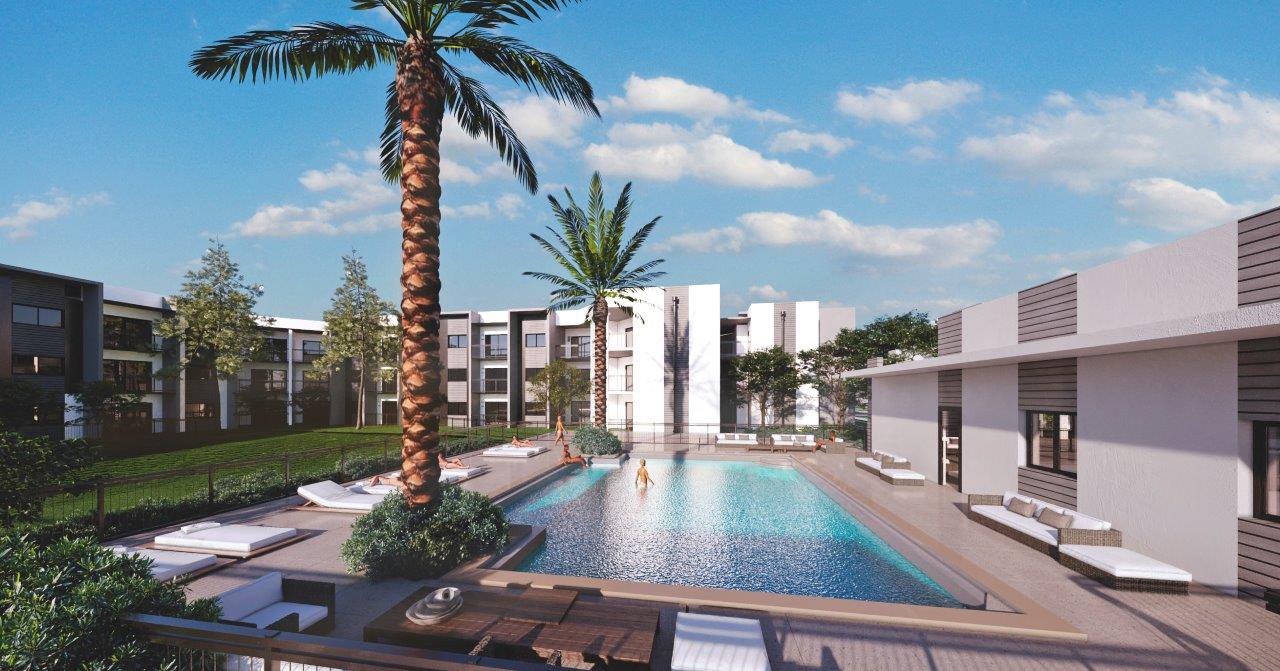 Rendering of pool view